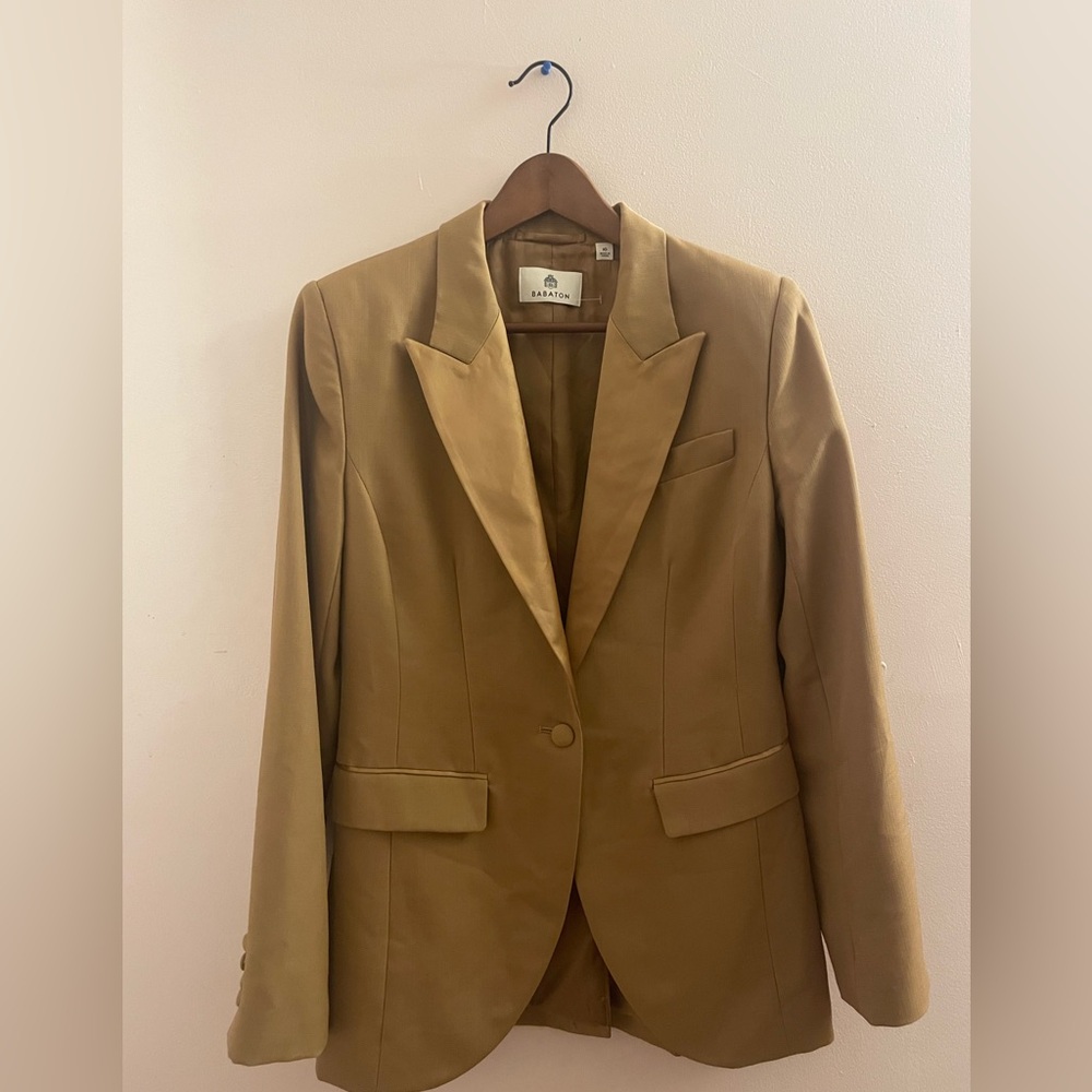 Aritzia Babaton Virgin Wool Slim Fit Construct
Blazer In Saville- Size 10